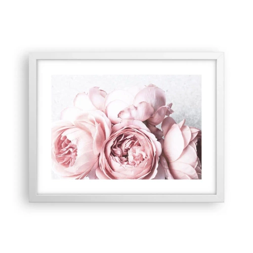 Plakat w białej ramie - Dla romantyków - 40x30 cm