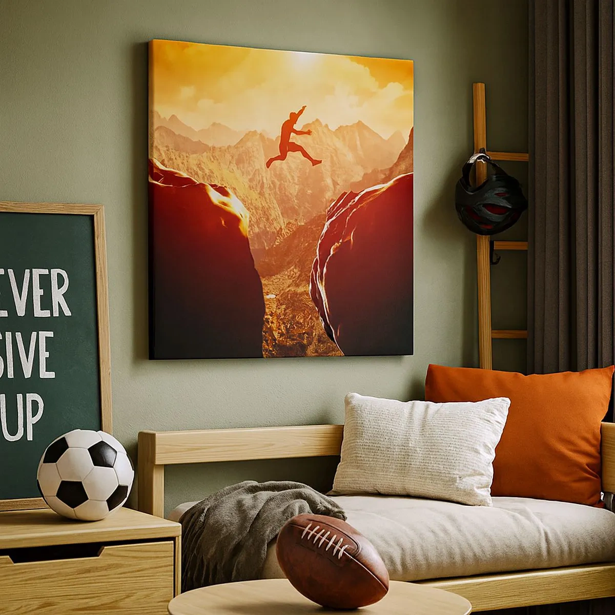 Obraz na płótnie - Przekraczając granice - 30x30 cm