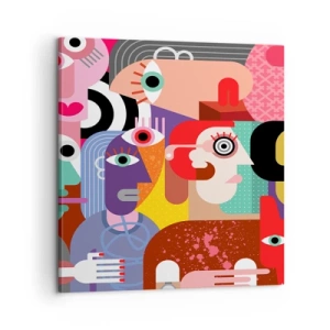 Obraz na płótnie - My od pana Picassa - 60x60 cm