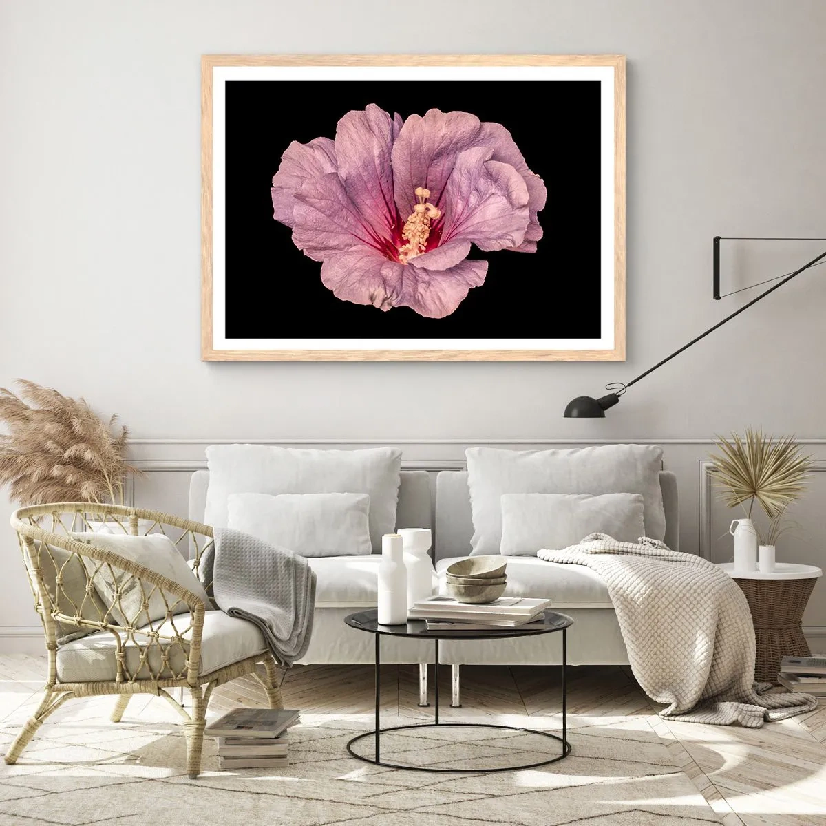 Plakat w ramie jasny dąb - Prosto do serca - 40x30 cm