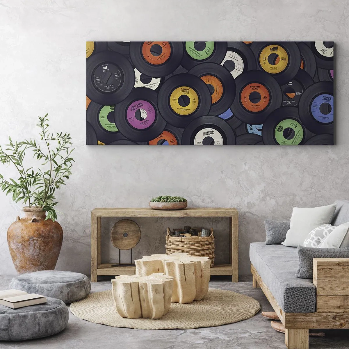 Obraz na płótnie - Kolory klasyki - 100x40 cm