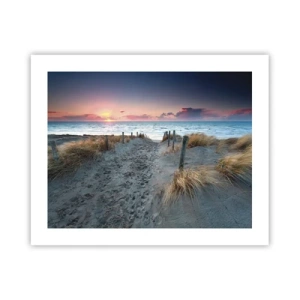 Plakat - Rozlałeś tęczę blasków promienistą… - 50x40 cm