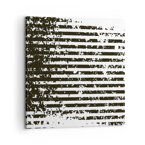 Obraz na płótnie - Rytm i szum - 60x60 cm