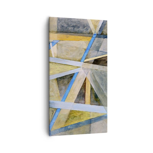 Obraz na płótnie - Na wprost czy na skos? - 55x100 cm