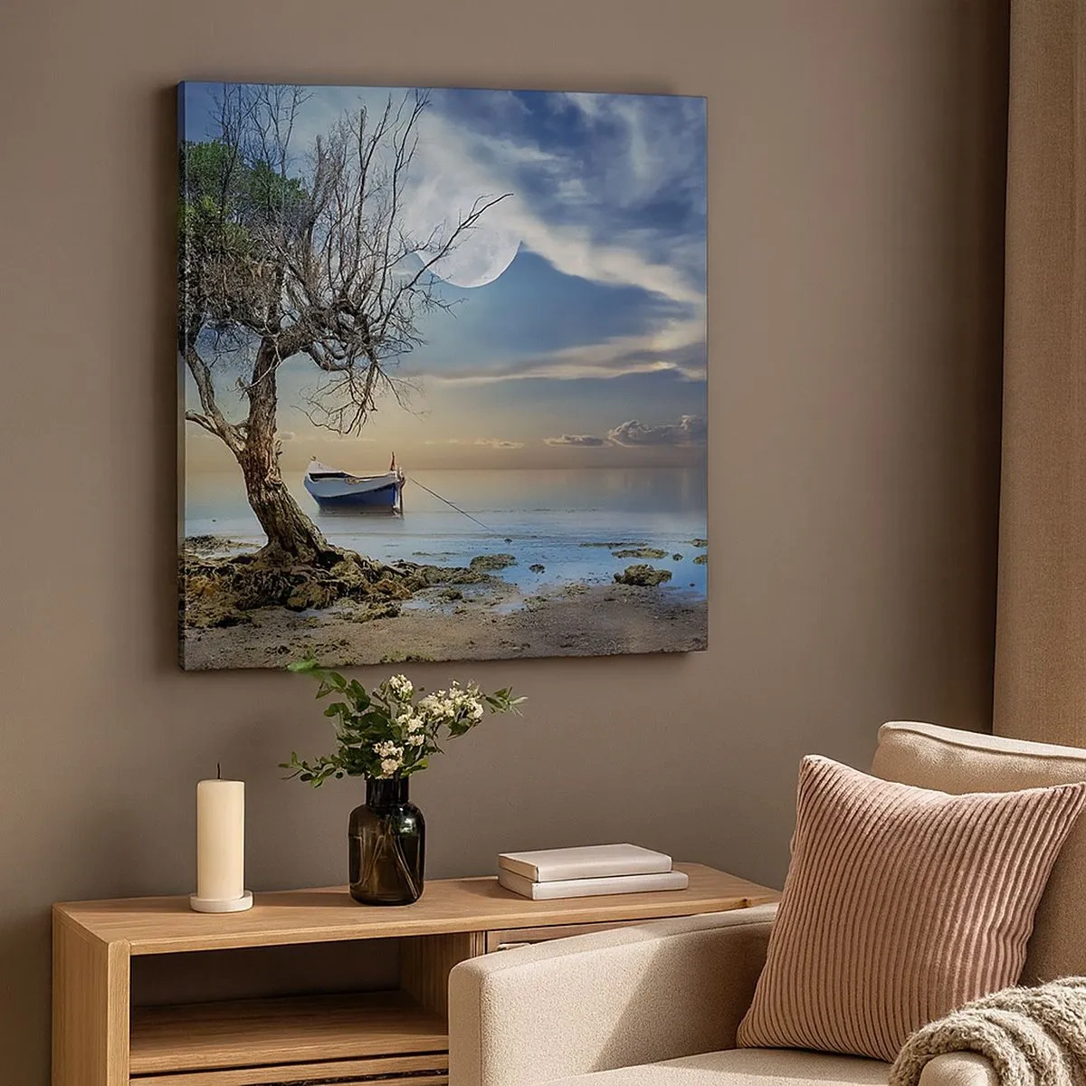 Obraz na płótnie - To koniec czy początek? - 30x30 cm