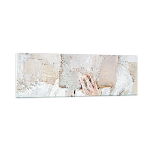 Obraz na szkle - Impresjonistyczny obraz dłoni trzymającej otwartą książkę - 160x50cm - W innym świecie - Nowoczesna dekoracja ścienna do salonu i sypialni ARTTOR