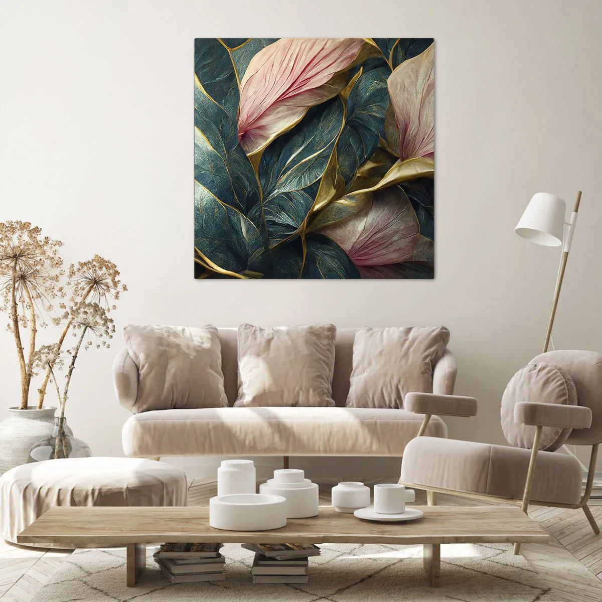 Obraz na płótnie - Naturalna elegancja i styl - 30x30 cm