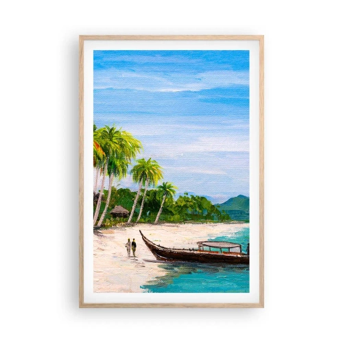 Plakat w ramie jasny dąb - Egzotyczny sen - 61x91 cm