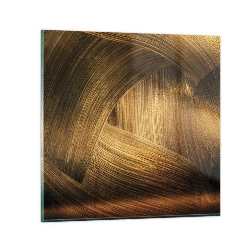 Obraz na szkle - W złotym labiryncie - 70x70 cm