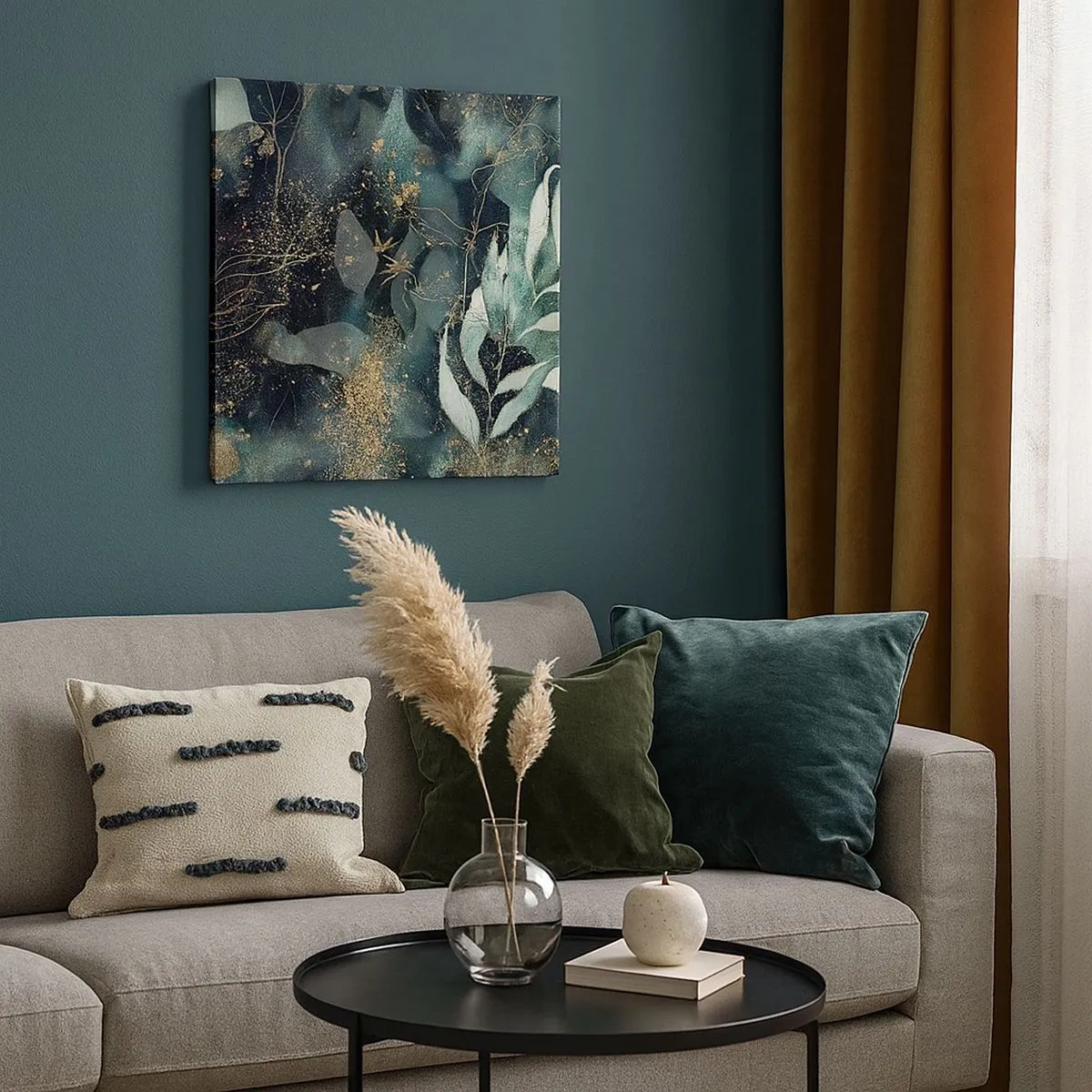 Obraz na płótnie - Zaczarowany ogród - 30x30 cm