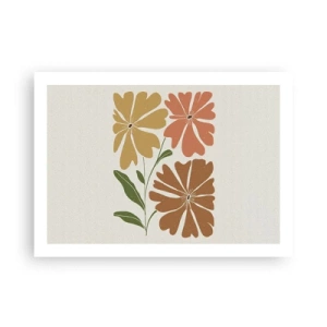 Plakat - Natura i geometria - 70x50 cm