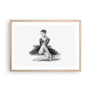 Plakat w ramie jasny dąb - Zaczarowana tańcem - 70x50 cm