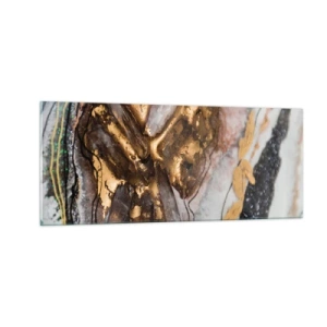 Obraz na szkle - Żywioł ziemi - 100x40 cm