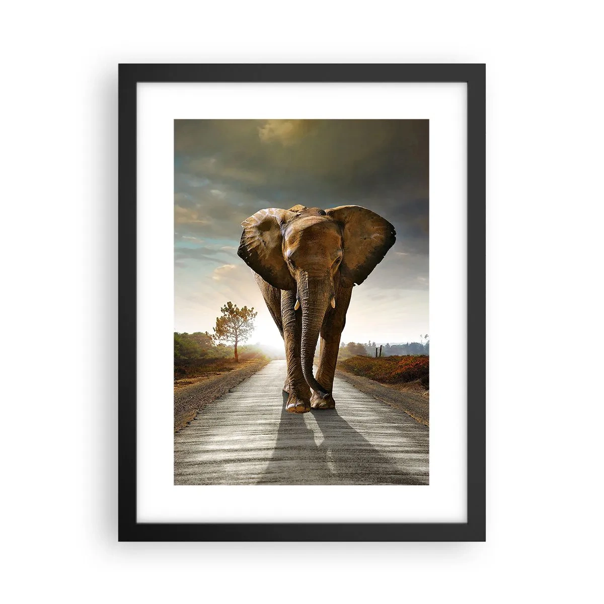 Plakat w czarnej ramie - I wcale nie w składzie porcelany - 30x40 cm