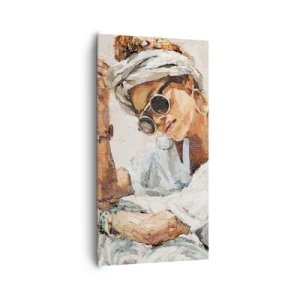 Obraz na płótnie - Portret w pełnym słońcu - 65x120 cm