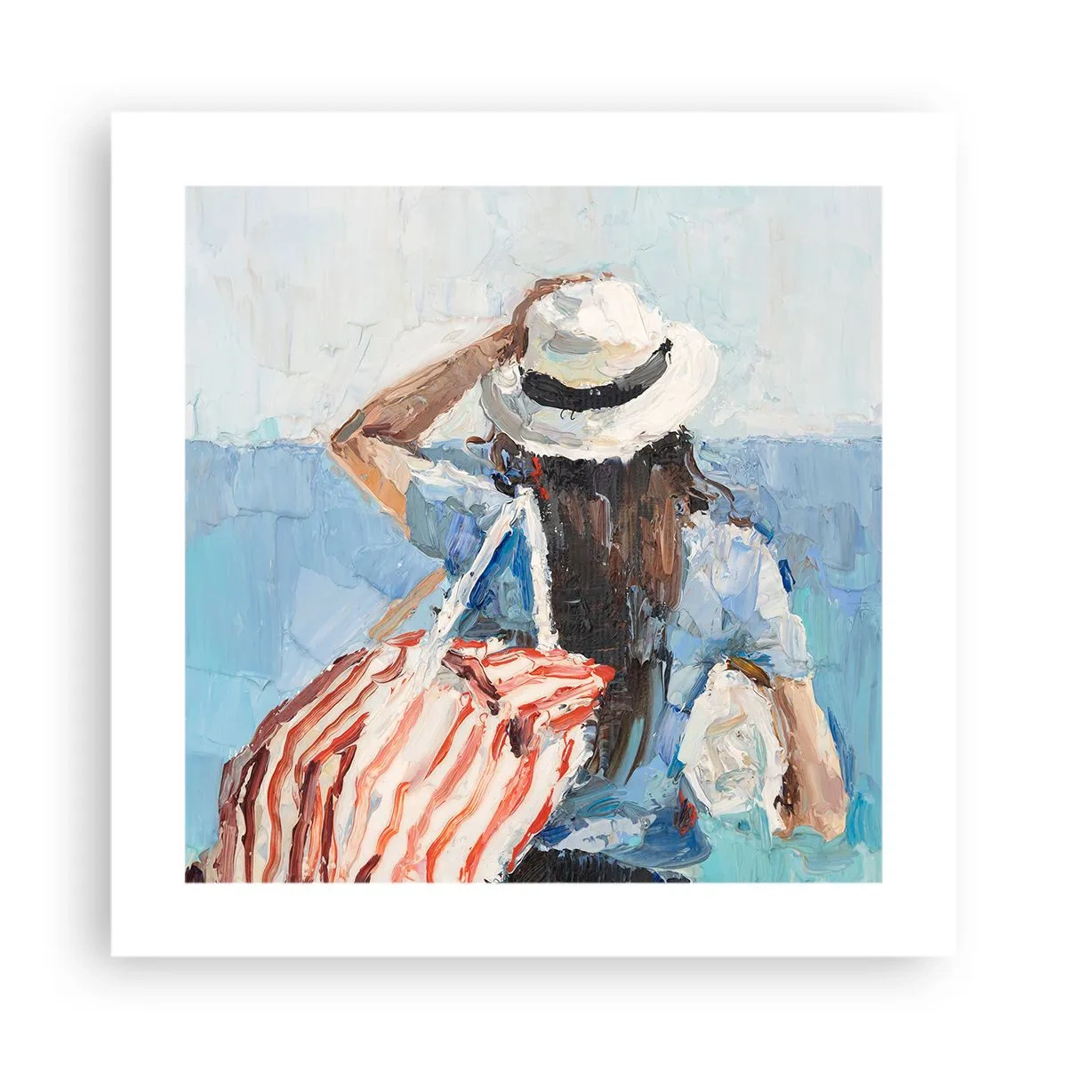 Plakat - Witaj na wakacjach - 40x40 cm