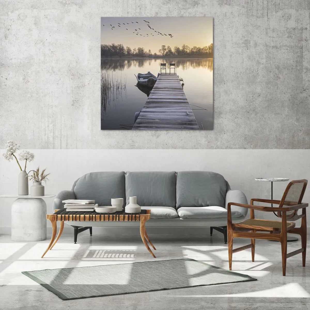 Obraz na szkle - Wrócę za jakiś czas - 40x40 cm