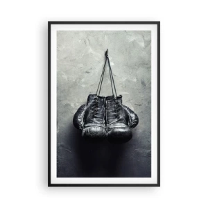 Plakat w czarnej ramie - Czas walki i czas pokoju - 61x91 cm