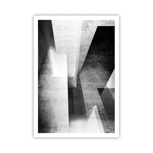 Plakat - Struktura przestrzeni - 70x100 cm
