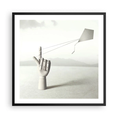 Plakat w czarnej ramie - Próba sił - 60x60 cm