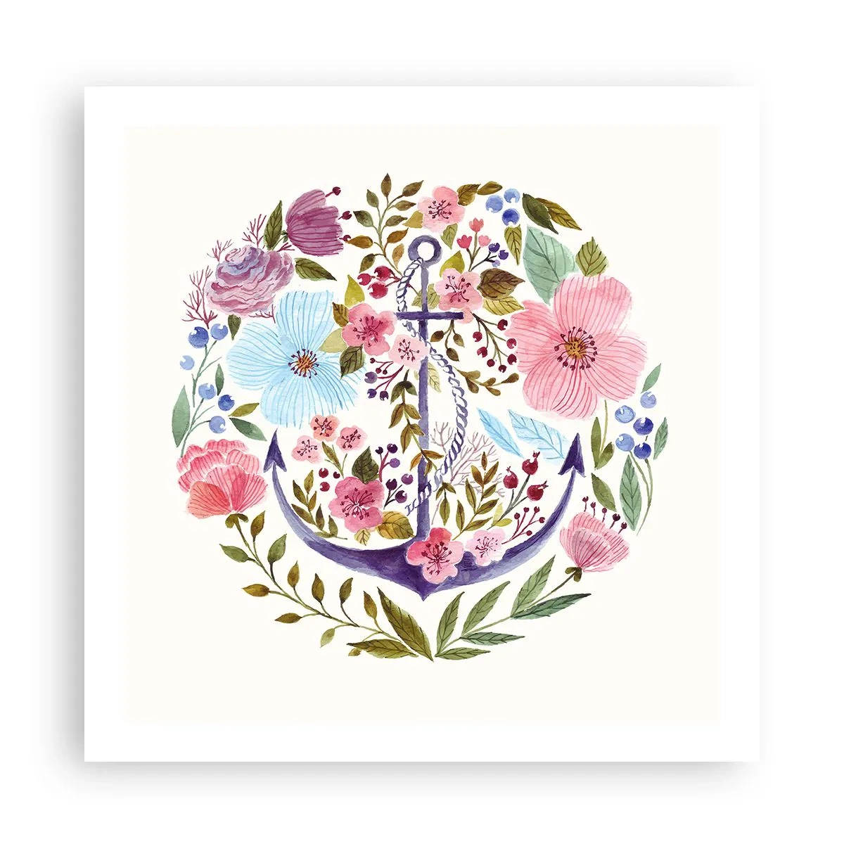 Plakat - Dobry sen żeglarza - 60x60 cm