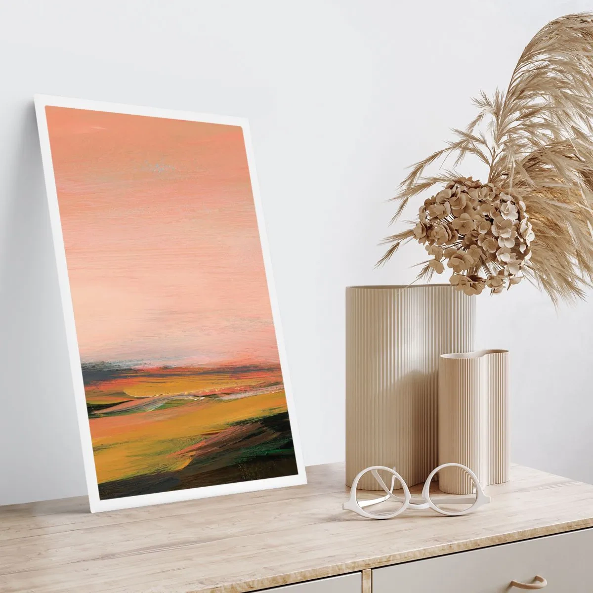 Plakat - W różowej tonacji - 30x40 cm