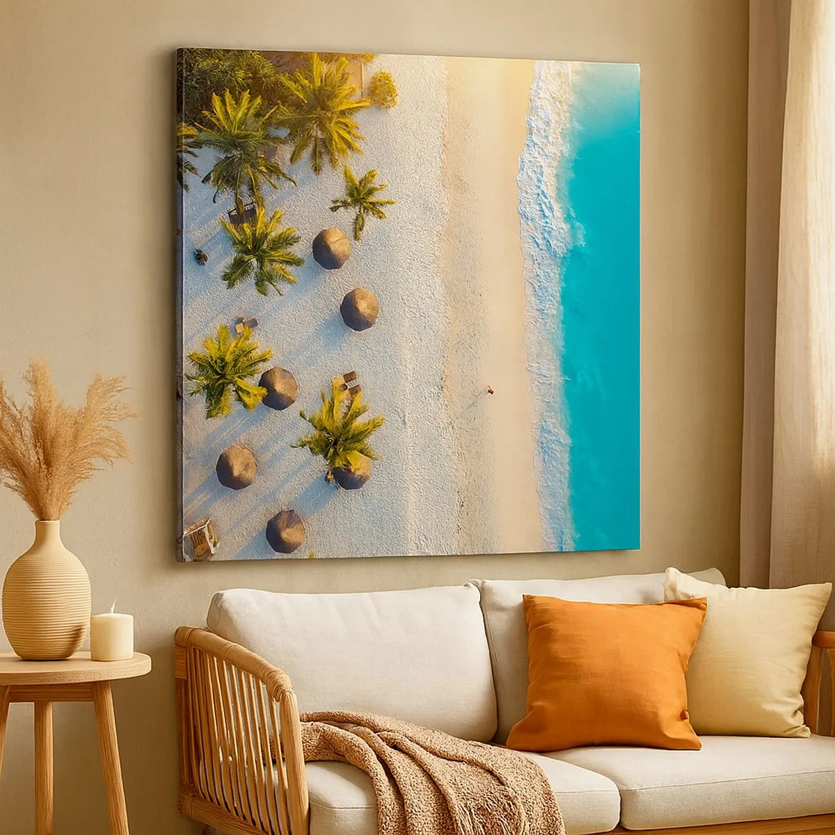 Obraz na płótnie - Witaj w raju - 30x30 cm