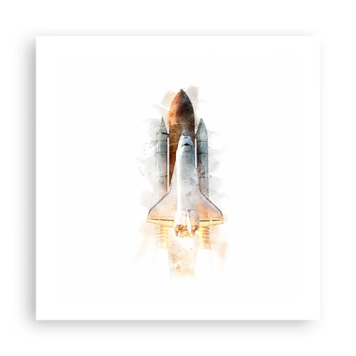 Plakat - Odkrywcy na start - 50x50 cm