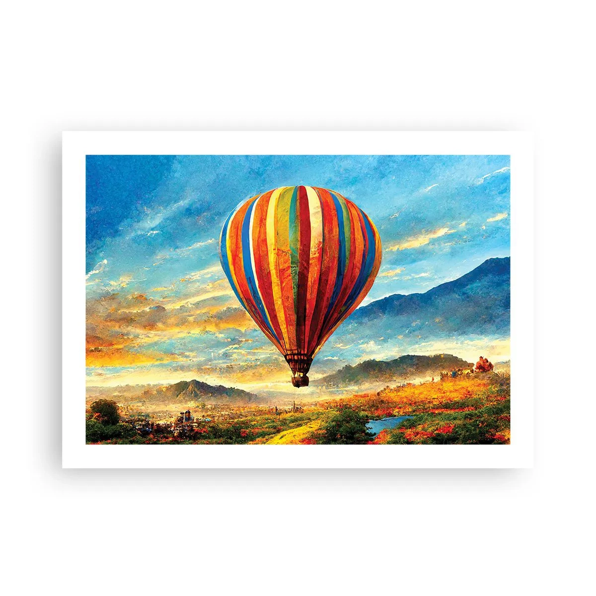 Plakat - W ciszy widać więcej - 70x50 cm