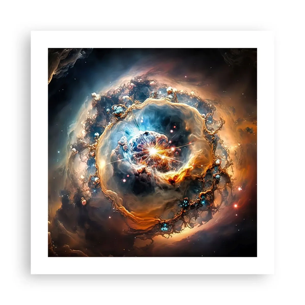 Plakat - Początek - 50x50 cm