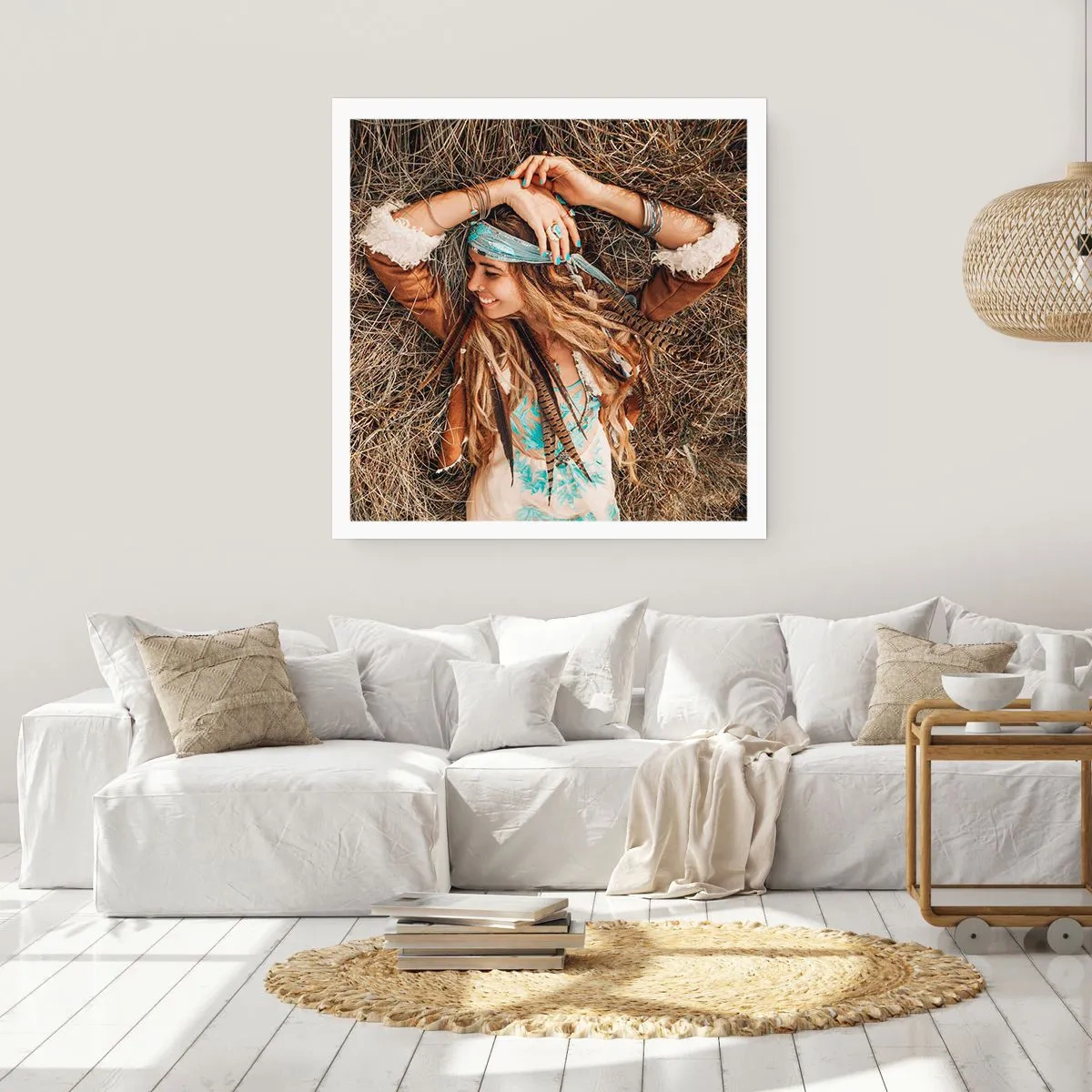 Plakat - W drodze do lata miłości - 60x60 cm