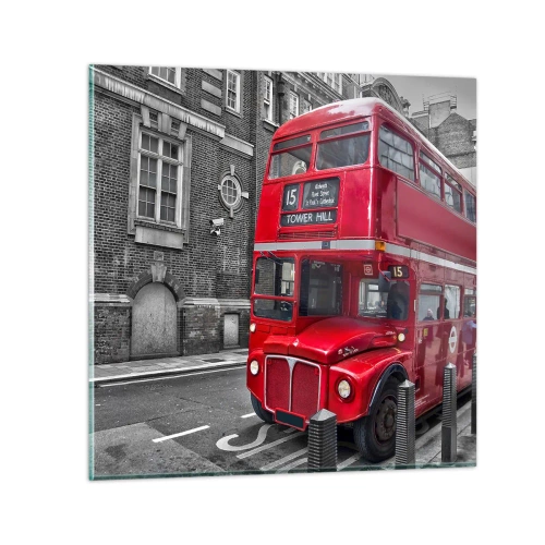 Obraz na szkle - Zawsze taki sam - 40x40 cm