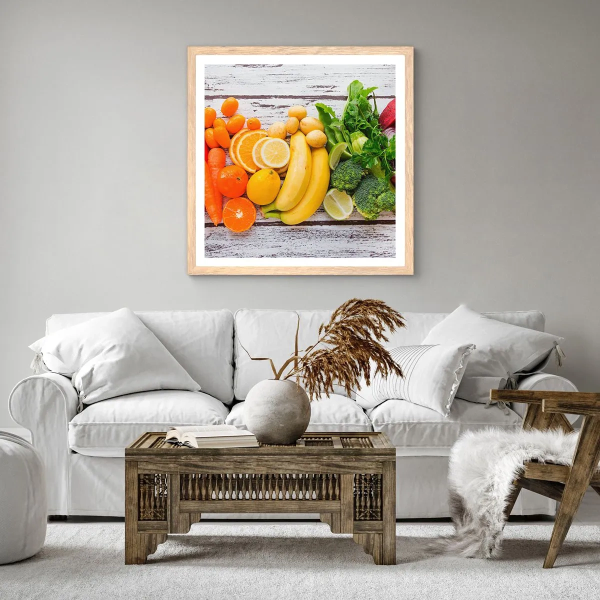 Plakat w ramie jasny dąb - To nie wystarczy? - 30x30 cm