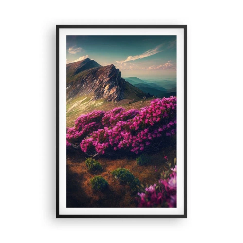 Plakat w czarnej ramie - Lato w górach - 61x91 cm