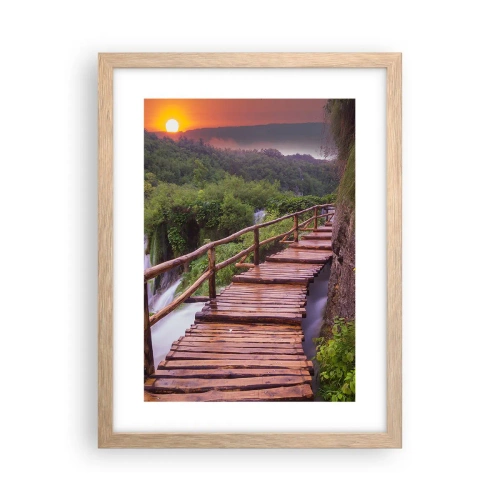 Plakat w ramie jasny dąb - Piękno nie do uwierzenia - 30x40 cm