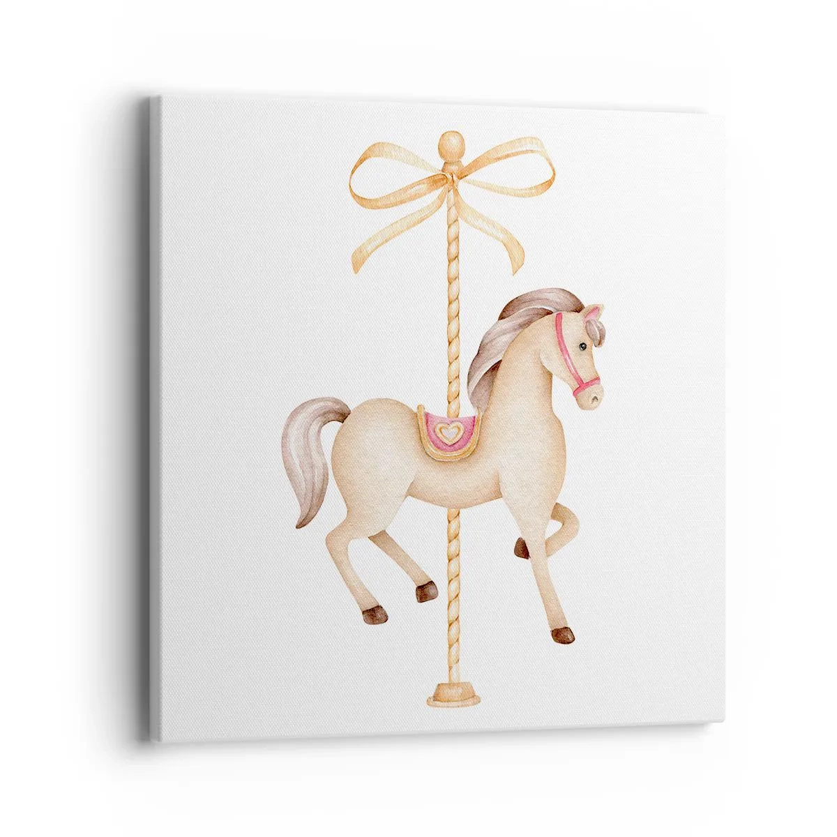 Obraz na płótnie - Wdzięcznym kłusem - 40x40 cm