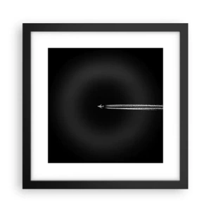 Plakat w czarnej ramie - W inny wymiar - 30x30 cm