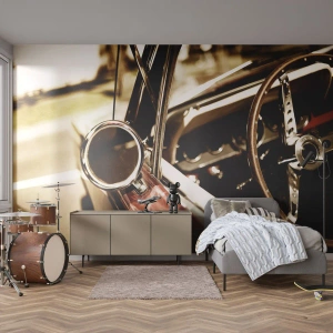 Fototapeta Premium Canvas - Auto z duszą - Samochód, Klasyk, Motoryzacja - 300x210 cm