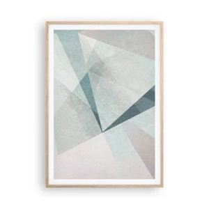 Plakat w ramie jasny dąb - Spokojnie choć dynamicznie - 70x100 cm