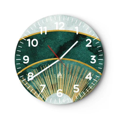 Zegar ścienny - Inny układ słoneczny - 40x40 cm