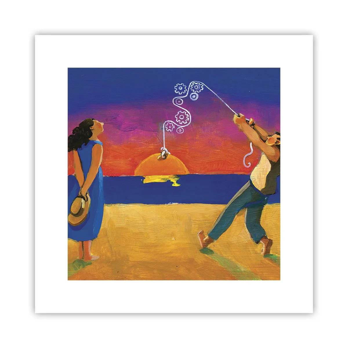 Plakat - Więcej niż gwiazdka z nieba - 30x30 cm