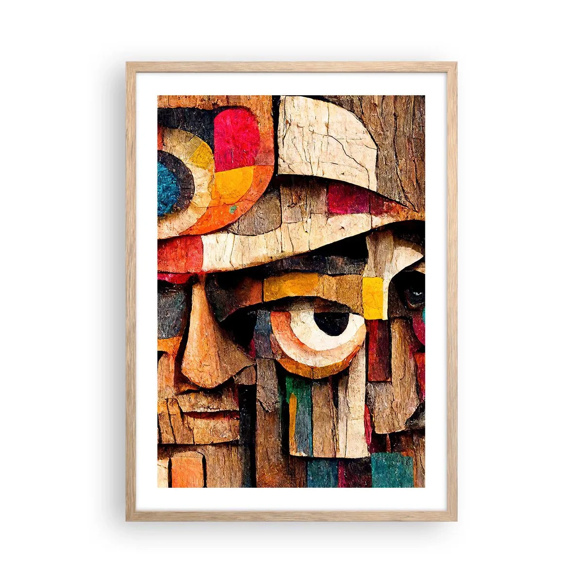 Plakat w ramie jasny dąb - Widzę cię… - 50x70 cm