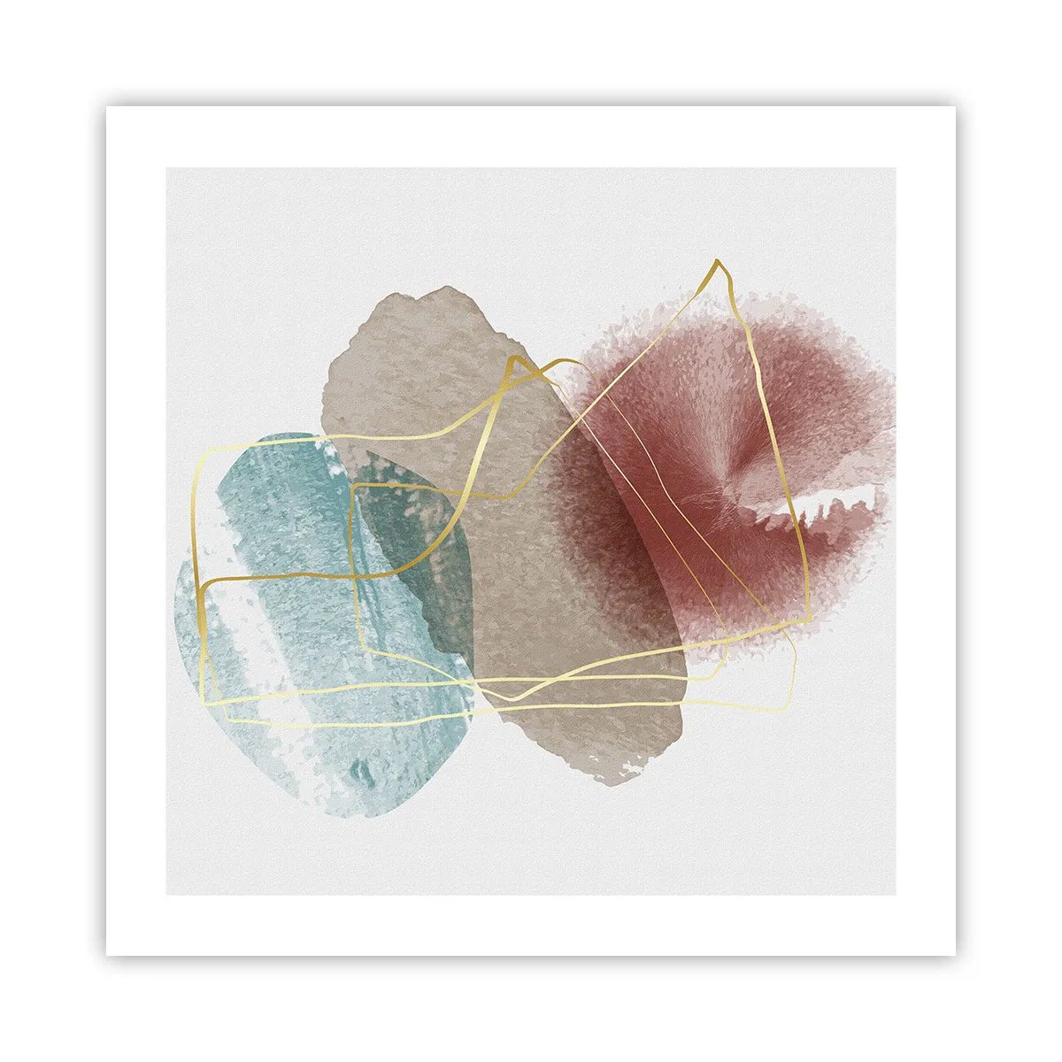 Plakat - Korale przestrzeni - 50x50 cm