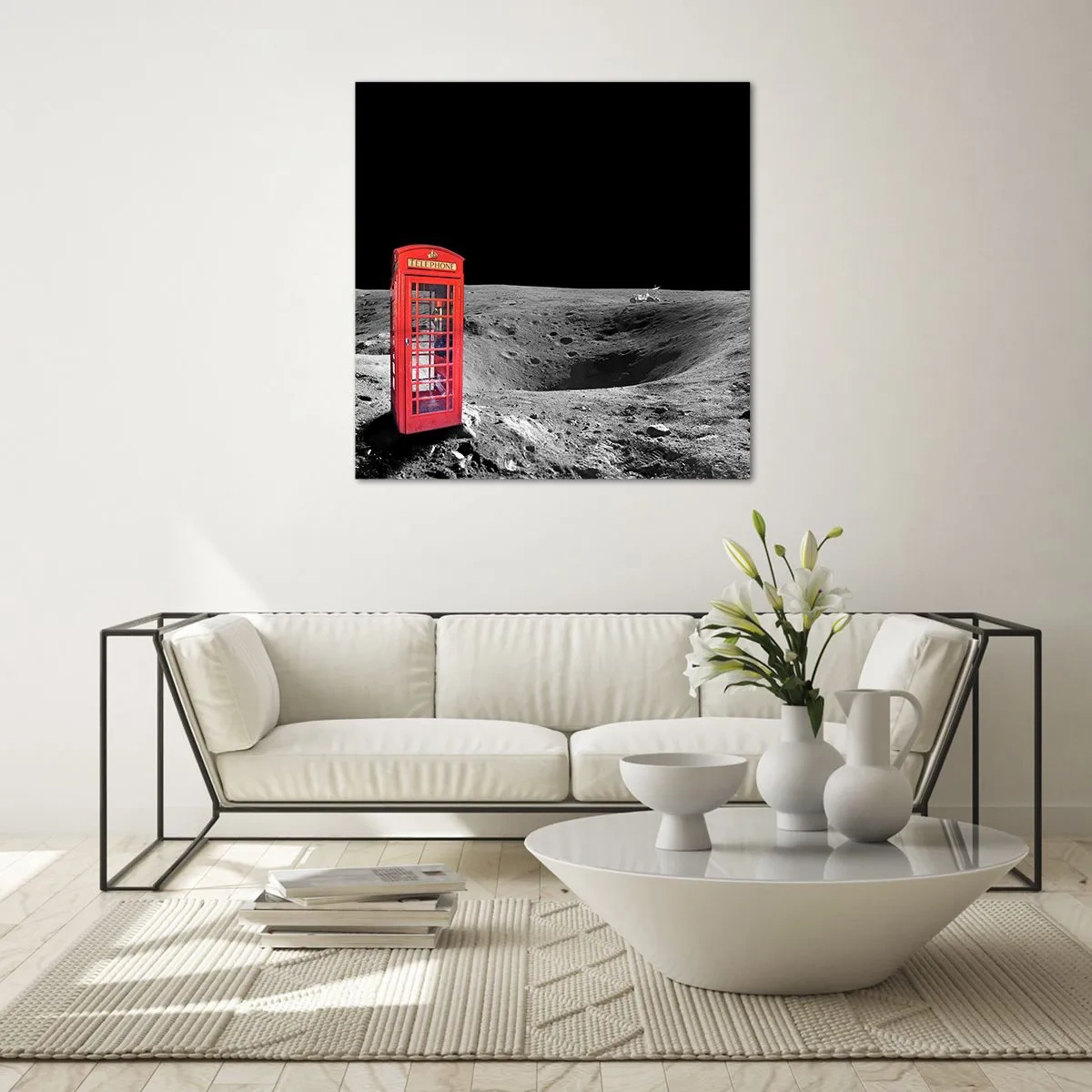 Obraz na szkle - Kosmiczny żart - 70x70 cm