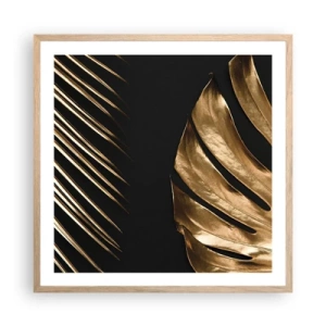 Plakat w ramie jasny dąb - Różne, a równie drogie - 60x60 cm