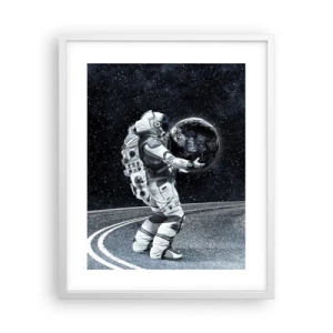 Plakat w białej ramie - Na Mlecznej Drodze - 40x50 cm