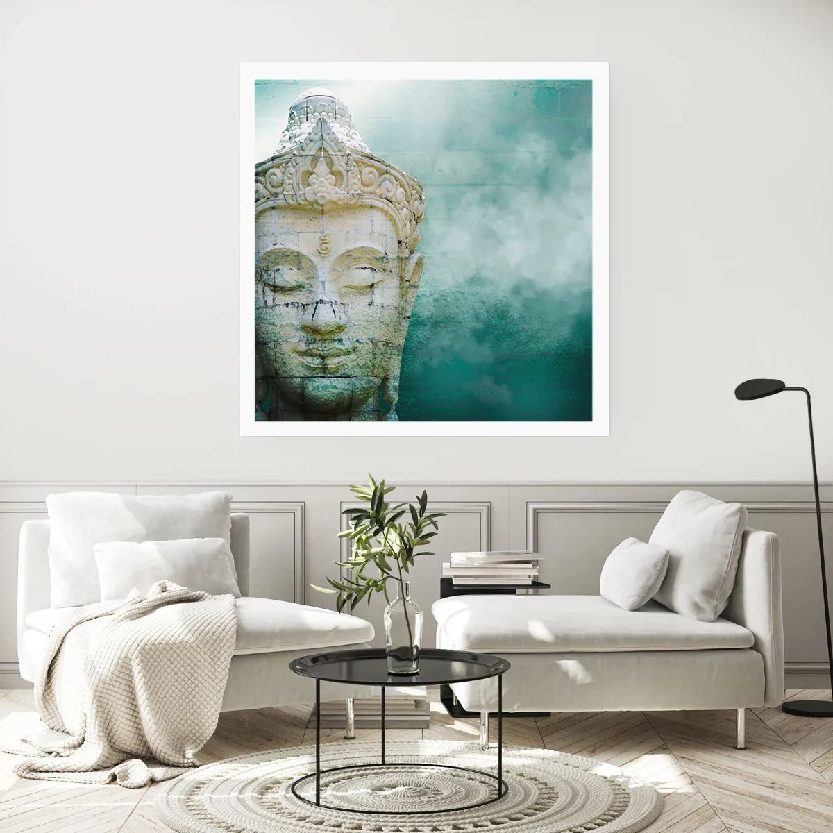 Plakat - Poszukując światła - 60x60 cm