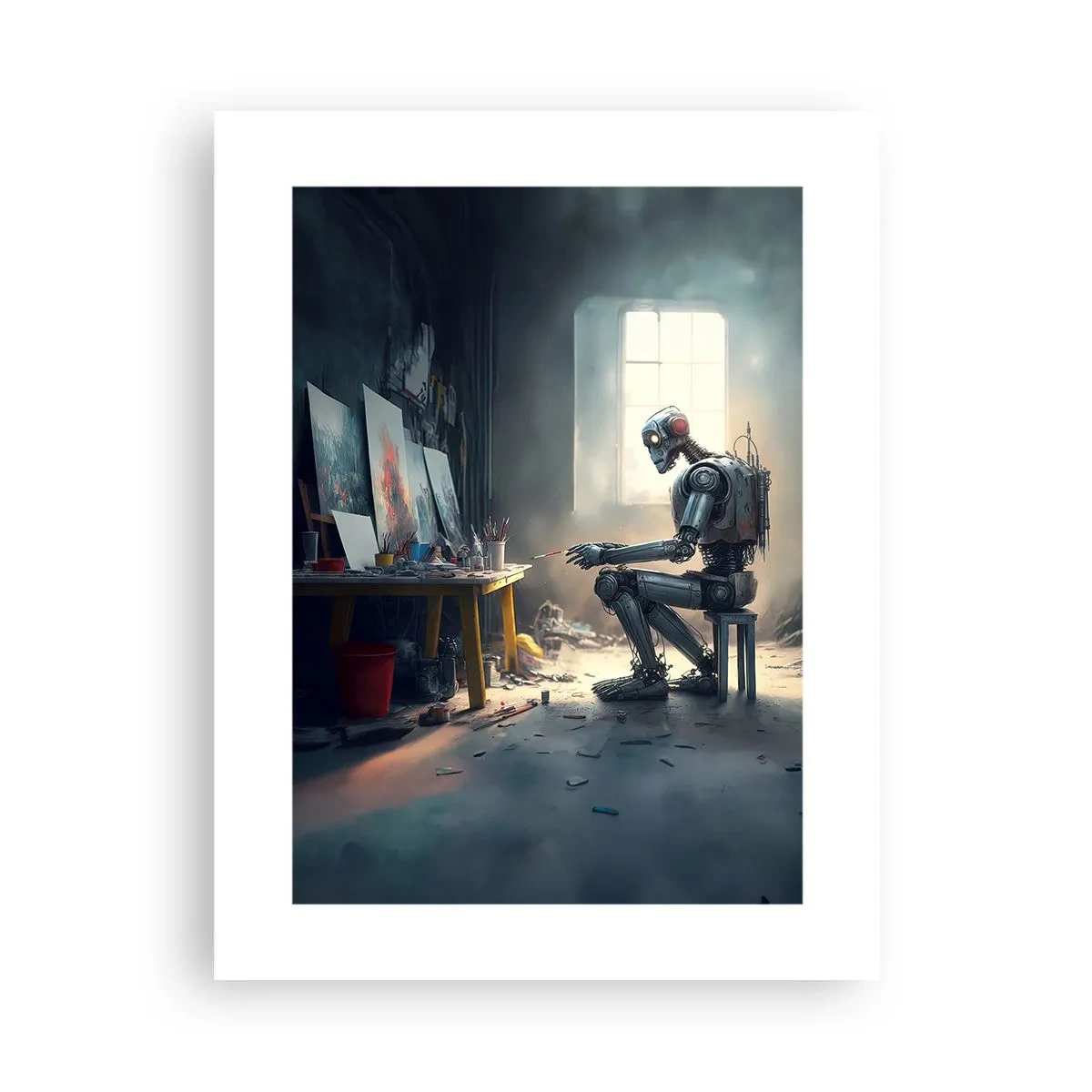 Plakat - Akt kreacji - 30x40 cm