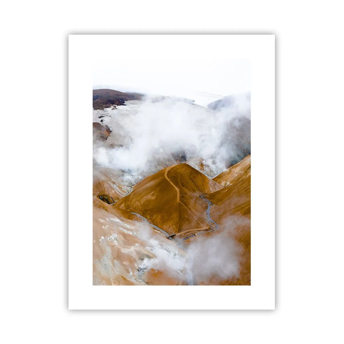 Plakat - Surowa uroda Islandii - 30x40 cm