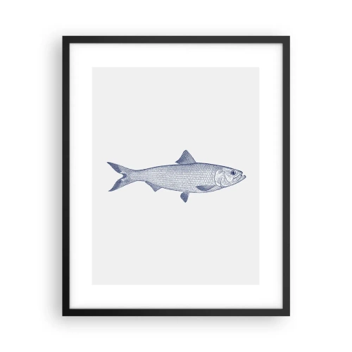 Plakat w czarnej ramie - Pozdrowienia z północnych mórz - 40x50 cm